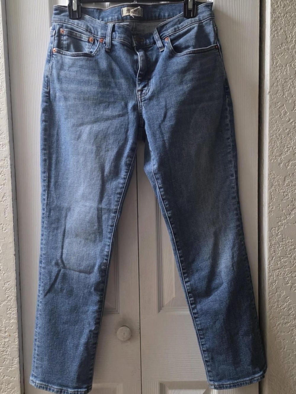 Madewell Medium Blue Straight-Leg Jeans